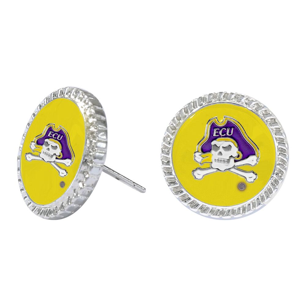 East Carolina Pirates Women's Eudi Stud Earrings, NCAA